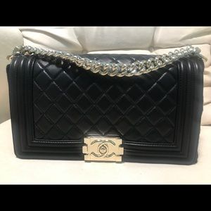 SOLD - Authentic Chanel Old Medium Boy